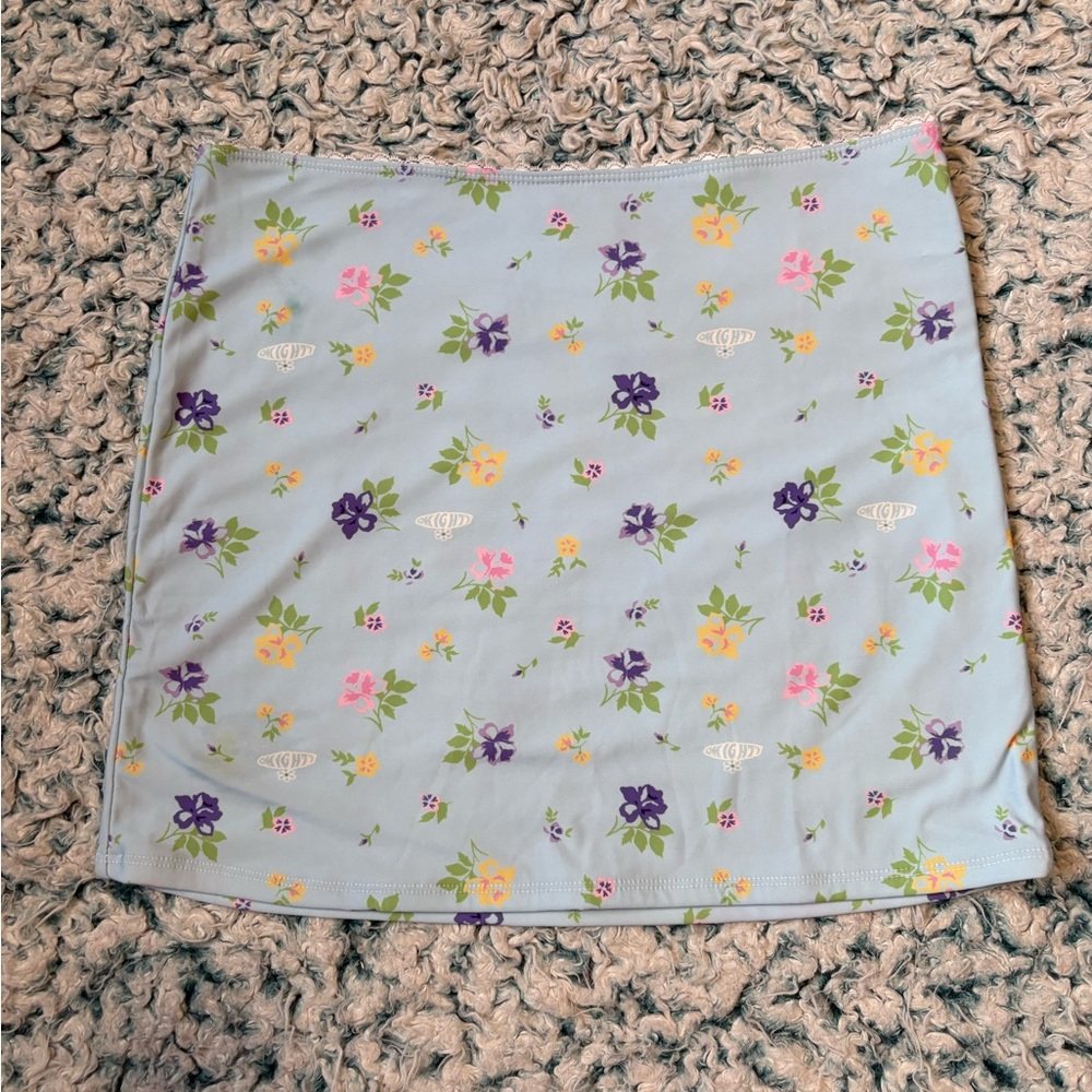 Floral mini skirt (medium)